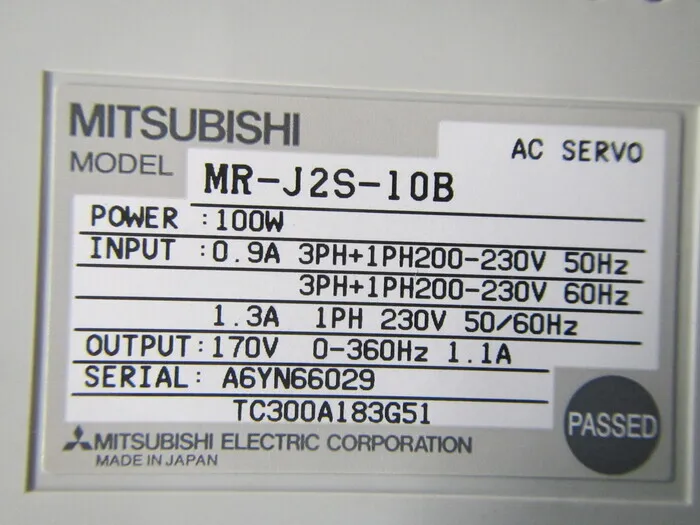 미쓰비시 전기 MR-J2S-10B 서보 드라이버 상세 이미지 - ASKINDEX 코리아