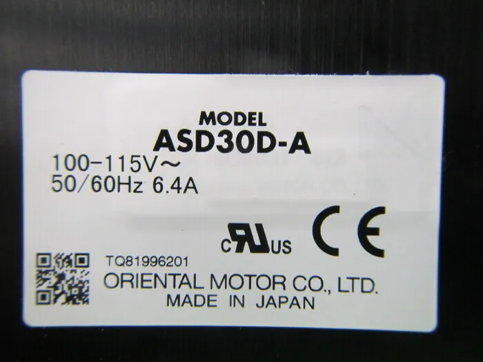 오리엔탈 모터 ASD30D-A 모터 드라이버 상세 이미지 - ASKINDEX 코리아