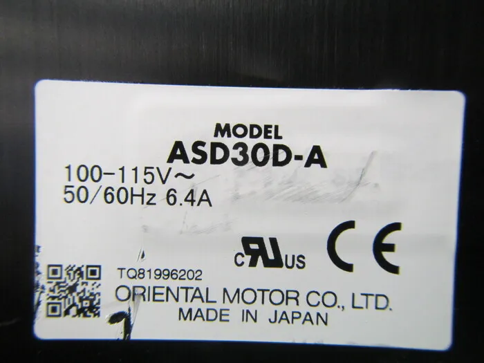 오리엔탈 모터 ASD30D-A 모터 드라이버 상세 이미지 - ASKINDEX 코리아