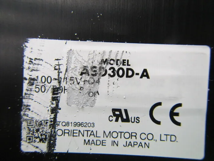 오리엔탈 모터 ASD30D-A 모터 드라이버 상세 이미지 - ASKINDEX 코리아