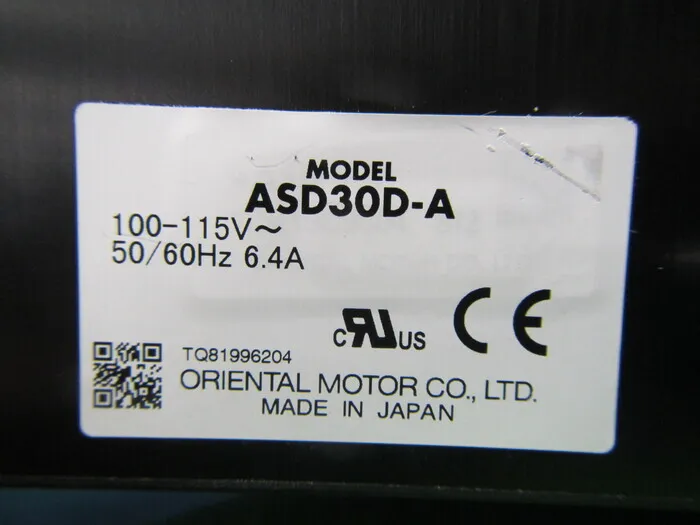 오리엔탈 모터 ASD30D-A 모터 드라이버 상세 이미지 - ASKINDEX 코리아