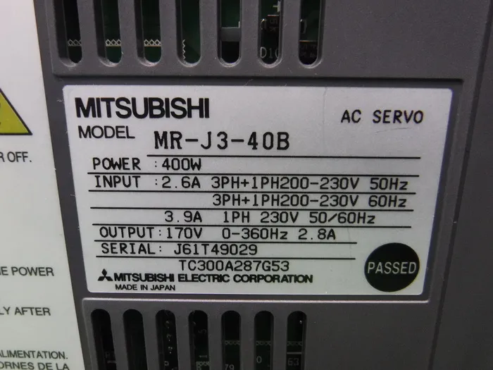 미쓰비시 전기 MR-J3-40B AC 서보 드라이버 상세 이미지 - ASKINDEX 코리아