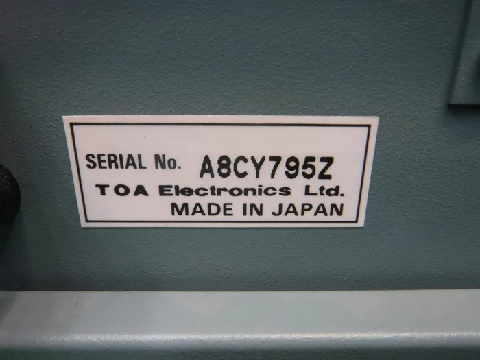 Toa Electronics AM-271A Digital Picoan Meter Detail Image - ASKINDEX Korea