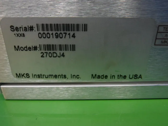 Mks 270DJ4 Signal conditioner Detail Image - ASKINDEX Korea