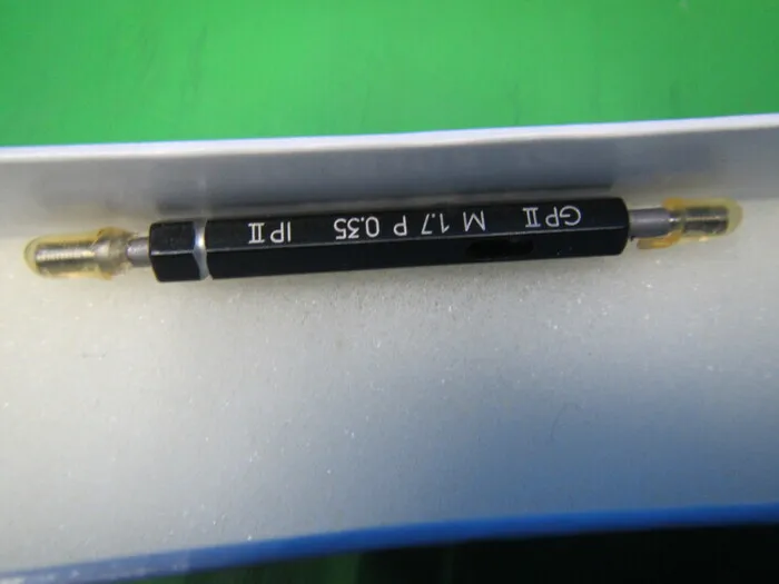 제1측범제작소 M1.7P0.35GPII IPII 한계 나사 플러그 게이지 상세 이미지 - ASKINDEX 코리아