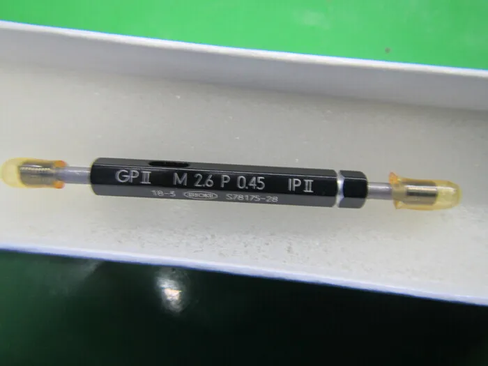 제1측범제작소 M2.6P0.45GPII IPII 한계 나사 플러그 게이지 상세 이미지 - ASKINDEX 코리아