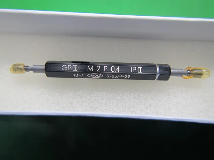 제1측범제작소 M2P0.4GPII IPII 한계 나사 플러그 게이지 상세 이미지 - ASKINDEX 코리아