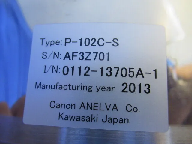 Anelba P-102C-S Cry -pump Detail Image - ASKINDEX Korea