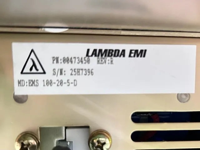 Electronic major EMS 100-20-5-D DC power supply Detail Image - ASKINDEX Korea