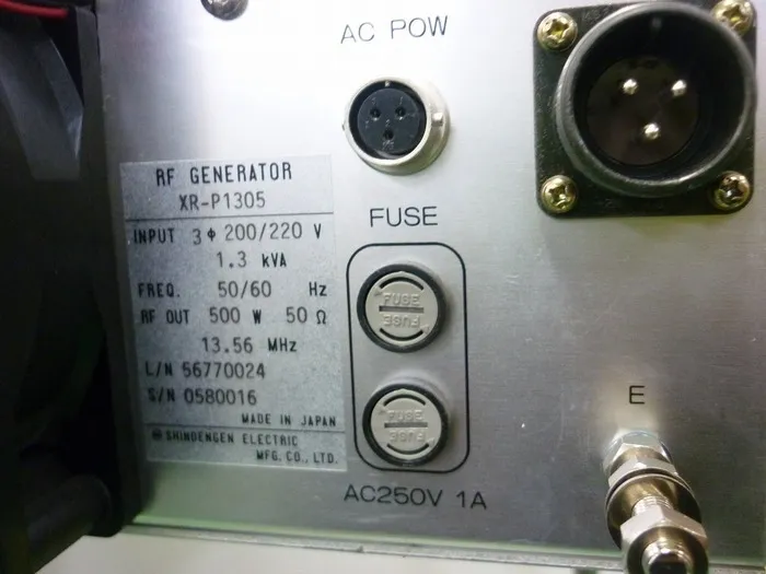 New electricen XR-P1305 RF power supply Detail Image - ASKINDEX Korea