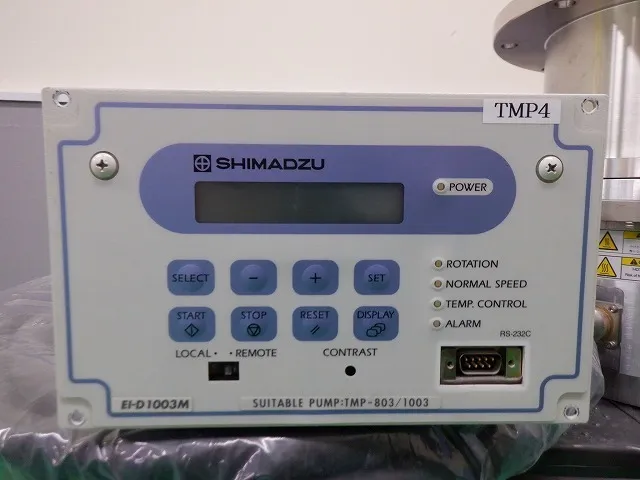 Shimadzu Manufacturing Office TMP-1003LM/EI-D1003M Turbo pump set Detail Image - ASKINDEX Korea