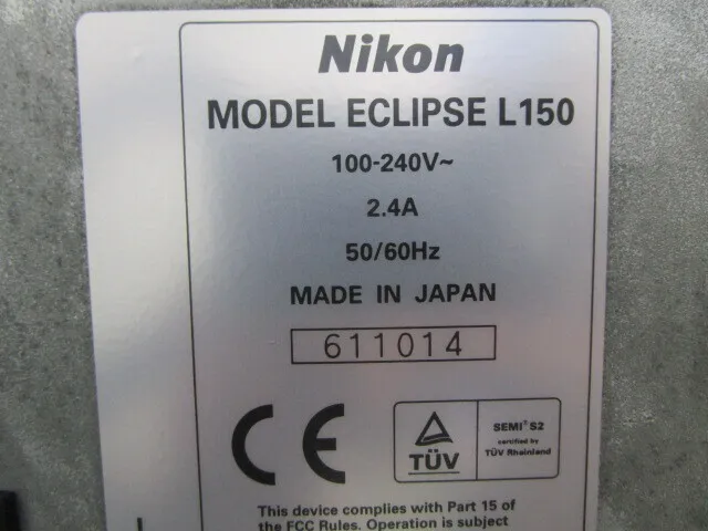 니콘 ECLIPSE L150 형광 현미경 상세 이미지 - ASKINDEX 코리아