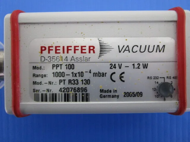 PFEIFFER VACUUM PPT 100 Vacuum gauge Detail Image - ASKINDEX Korea