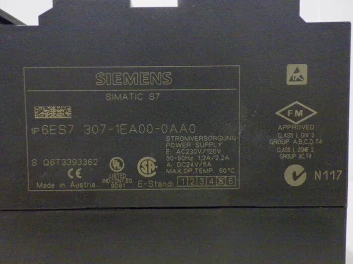 지멘스 6ES7 307-1EA00-0AA0 시퀀서(PLS)(전원 모듈) 상세 이미지 - ASKINDEX 코리아