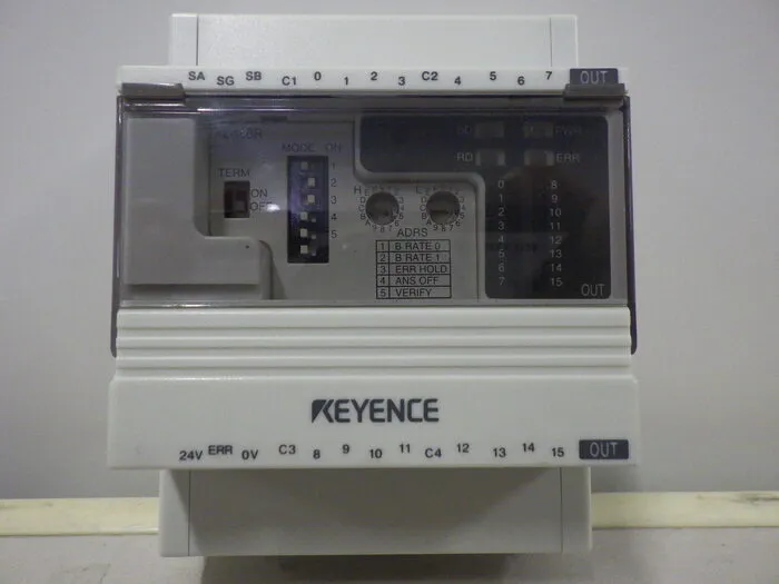 Keyence KL-16BR 시퀀서(PLC)(나사 단자대 릴레이 출력)