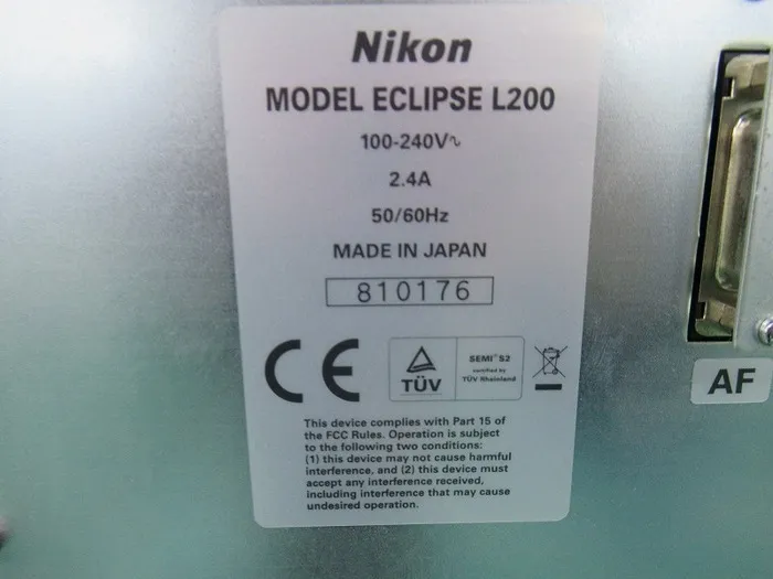 Nikon ECLIPSE L200 Metal microscope Detail Image - ASKINDEX Korea