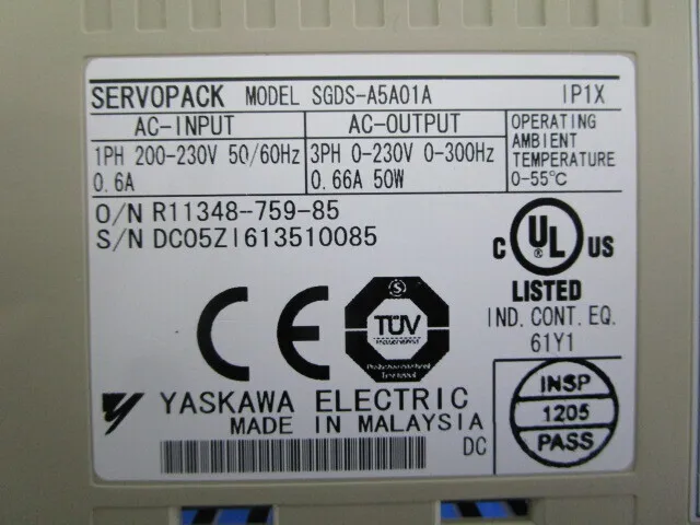 야스카와 전기 SGDS-A5A01A AC 서보 드라이버 상세 이미지 - ASKINDEX 코리아