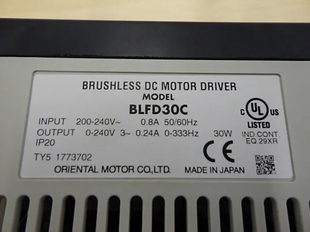 오리엔탈 모터 BLFD30C 모터 드라이버 (브러시리스) 상세 이미지 - ASKINDEX 코리아