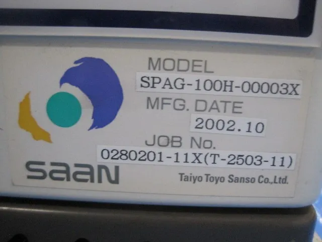 Solar acid SPAP-100H-00003x Gas generator Detail Image - ASKINDEX Korea