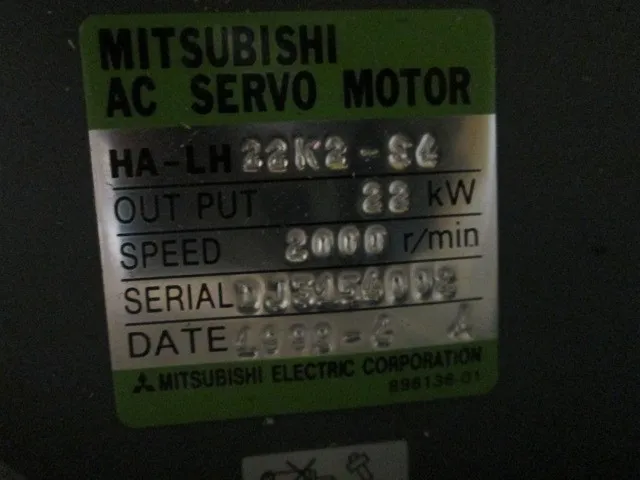 미쓰비시 HA-LH22K2-S4 AC 서보 모터 상세 이미지 - ASKINDEX 코리아