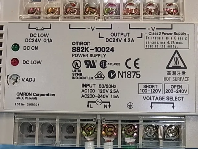 오므론 S82K-10024 DC 전원 공급 장치 상세 이미지 - ASKINDEX 코리아