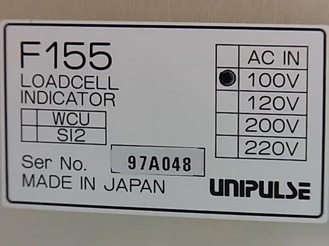 Unipulse F 155 Load Cell Indicator Detail Image - ASKINDEX Korea