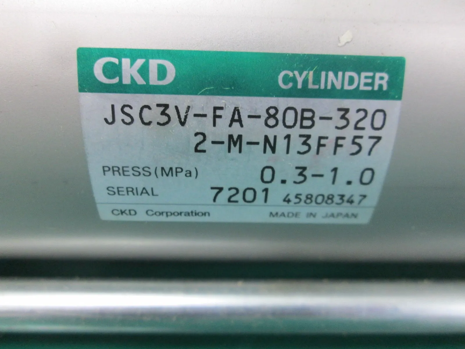 CKD JSC3V-FA-80B-320-2-M-N13FF57 Air Cylinder Detail Image - ASKINDEX Korea