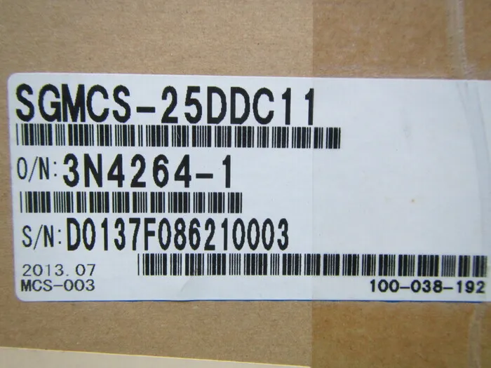 야스카와 전기 SGMCS-25DDC11 서보 모터 상세 이미지 - ASKINDEX 코리아