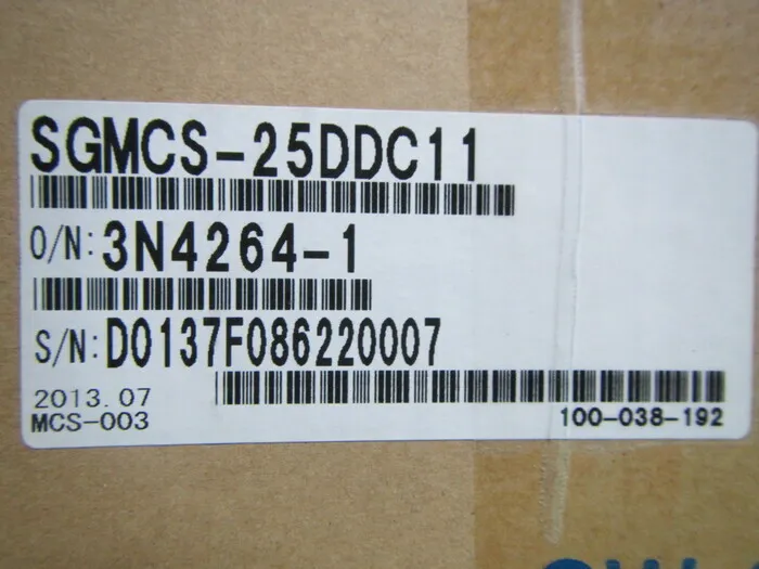 야스카와 전기 SGMCS-25DDC11 서보 모터 상세 이미지 - ASKINDEX 코리아