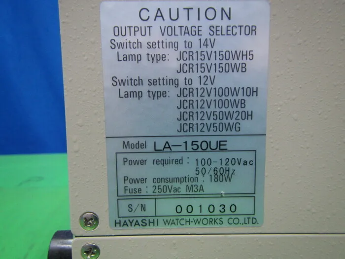Forest clock industry LA-150UE Cold light Detail Image - ASKINDEX Korea