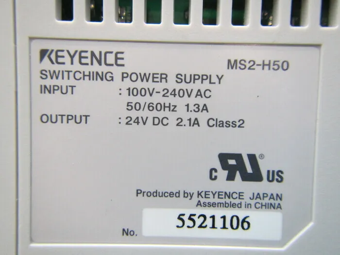 Keyence MS2-H50 DC 전원 공급 장치 상세 이미지 - ASKINDEX 코리아