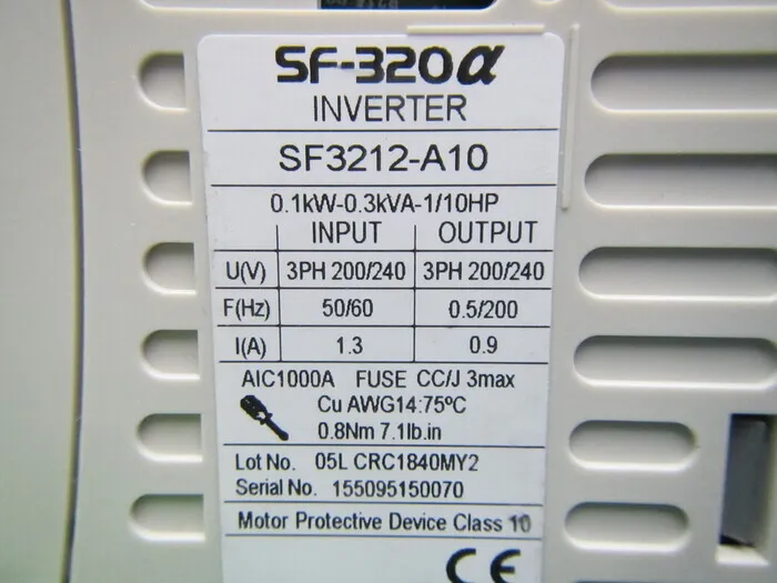 Summitomo SF-3212-A10 inverter Detail Image - ASKINDEX Korea