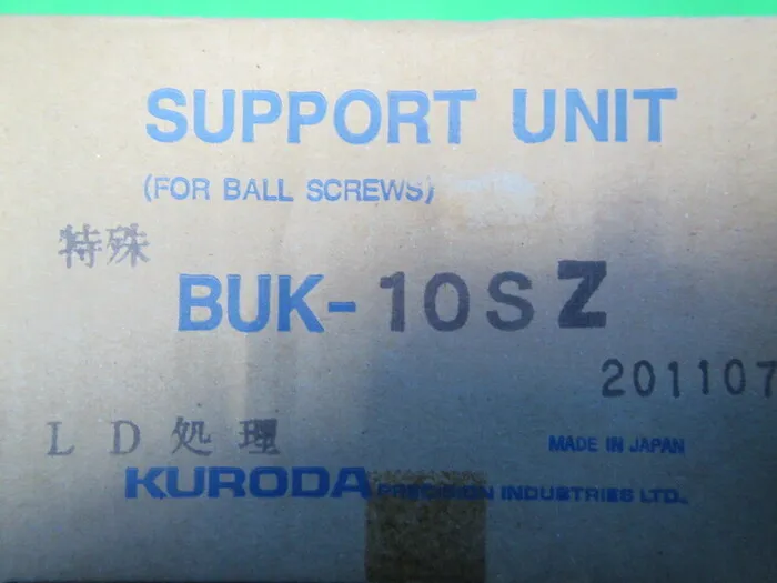Kuroda Seiko 特殊 BUK-10SZ Support unit Detail Image - ASKINDEX Korea