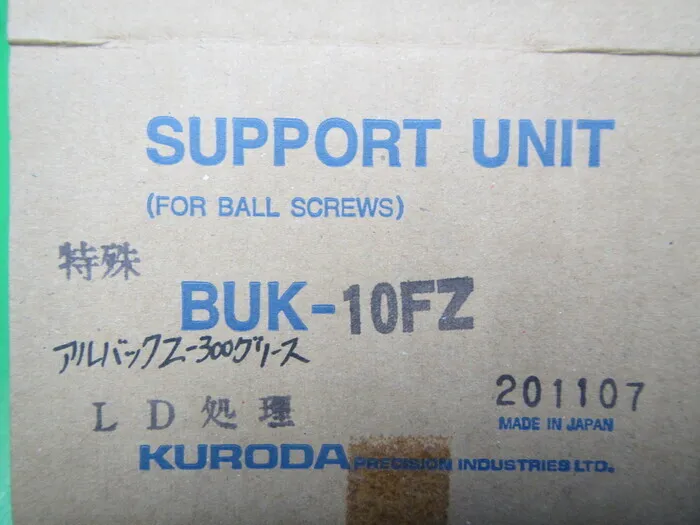 Kuroda Seiko 特殊 BUK-10FZ Support unit Detail Image - ASKINDEX Korea