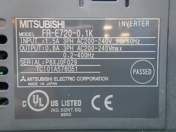 미쓰비시 전기 FR-E720-0.1K 인버터 상세 이미지 - ASKINDEX 코리아