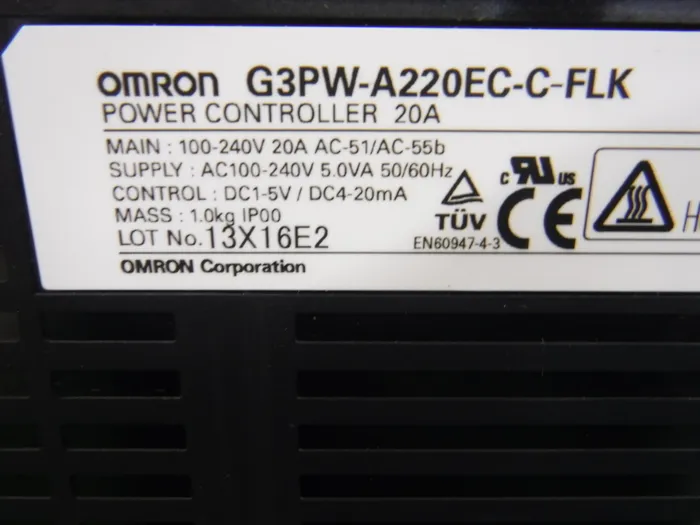 Omron G3PW-A220EC-C-FLK Electric power adjustment instrument Detail Image - ASKINDEX Korea