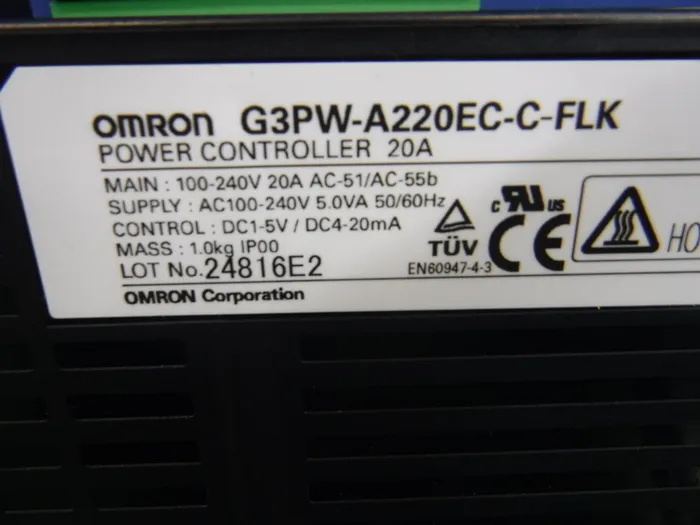 Omron G3PW-A220EC-C-FLK Electric power adjustment instrument Detail Image - ASKINDEX Korea