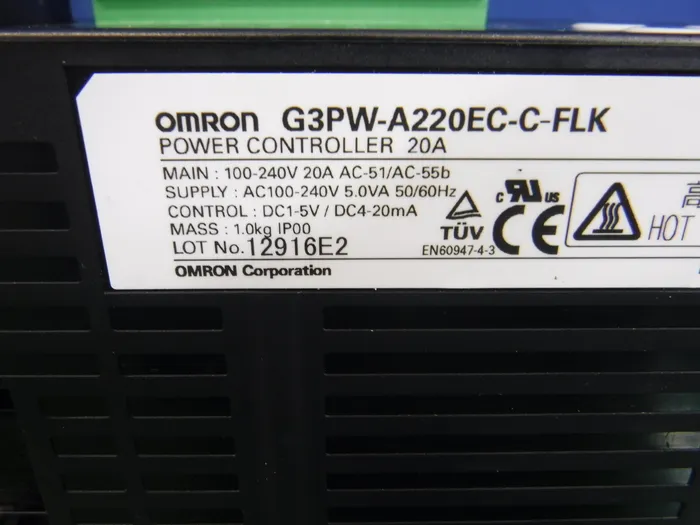 오므론 G3PW-A220EC-C-FLK 전력 조절기 상세 이미지 - ASKINDEX 코리아