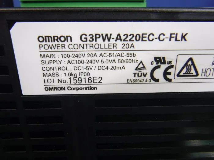 오므론 G3PW-A220EC-C-FLK 전력 조절기 상세 이미지 - ASKINDEX 코리아