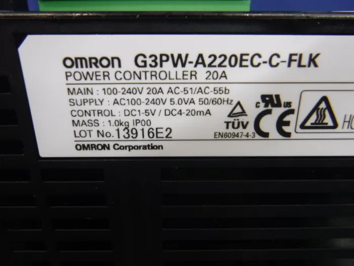 Omron G3PW-A220EC-C-FLK Electric power adjustment instrument Detail Image - ASKINDEX Korea