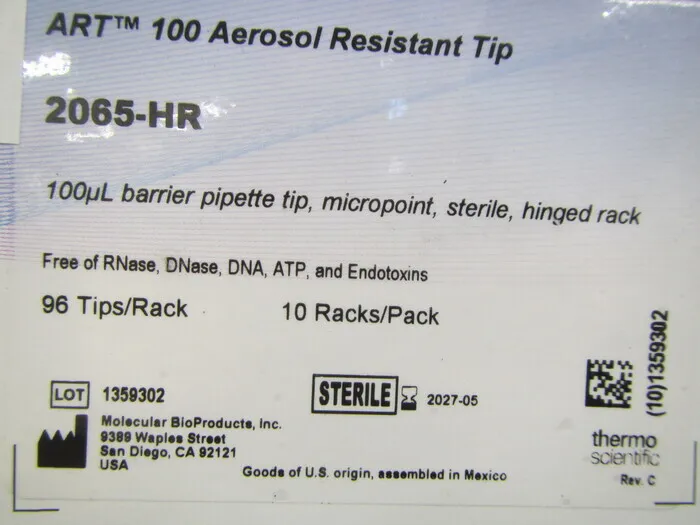 Thermo scientific 2065－HR Filter chip Detail Image - ASKINDEX Korea