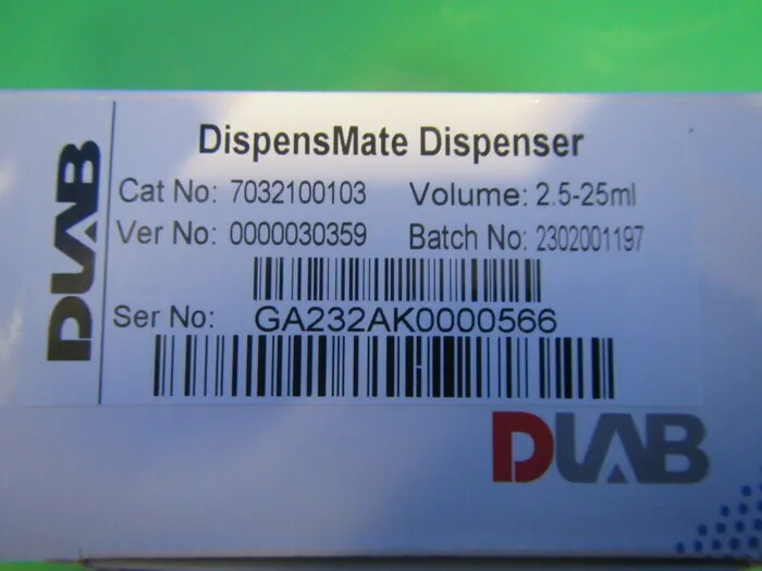 DLAB 2.5-25ml Bottle top dispenser Detail Image - ASKINDEX Korea