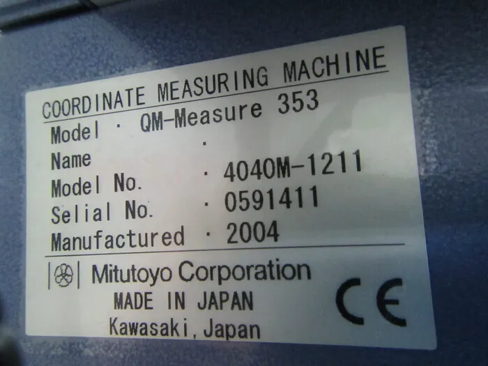 Mitotoyo QM-Measure　353 Three-dimensional measuring devices Detail Image - ASKINDEX Korea
