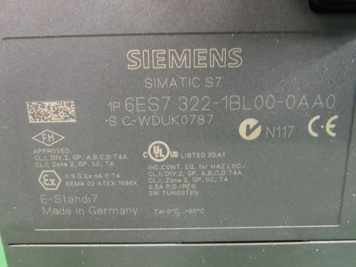 지멘스 6ES7 322-1BL00-0AA0 시퀀서(PLC) I/O 유닛 상세 이미지 - ASKINDEX 코리아