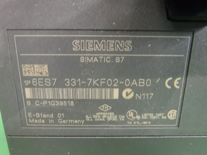 지멘스 6ES7 331-7KF02-0AB0 시퀀서(PLC) 아날로그 입력 유닛 상세 이미지 - ASKINDEX 코리아