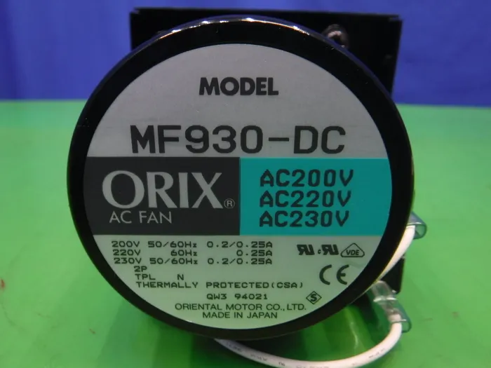 오리엔탈 모터 MF930-DC AC 크로스 플로우 팬 상세 이미지 - ASKINDEX 코리아