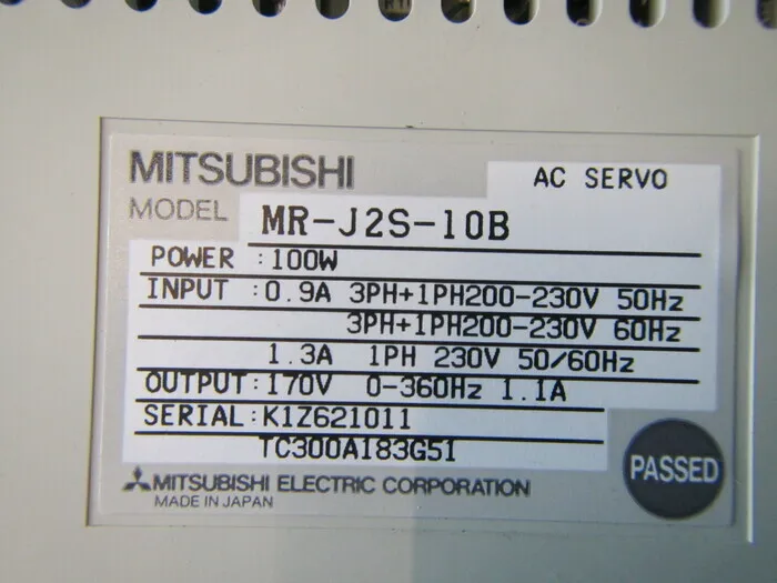 미쓰비시 전기 MR-J2S-10B AC 서보 드라이버 상세 이미지 - ASKINDEX 코리아