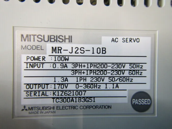미쓰비시 전기 MR-J2S-10B AC 서보 드라이버 상세 이미지 - ASKINDEX 코리아