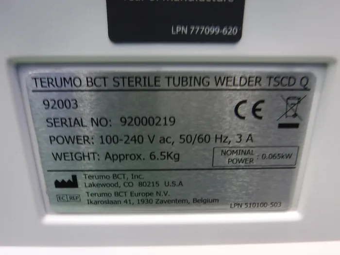 테르모 BCT TSCD-Q(92003) 가열 용융 접합 장치 상세 이미지 - ASKINDEX 코리아