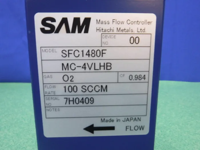 Hitachi Metal SFC1480F Mass flow controller Detail Image - ASKINDEX Korea